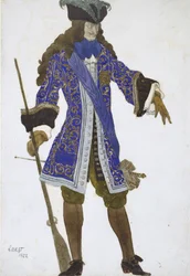Diseño para el Traje del Conde en el Acto III de 